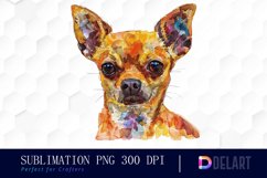 Chihuahua Watercolor Clipart Product Image 1