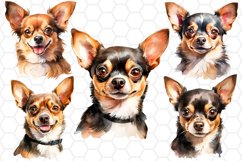 Watercolor Chihuahua Clipart 