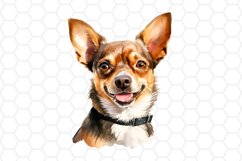Watercolor Chihuahua Clipart 