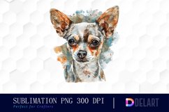 Chihuahua Sublimation PNG Clipart Product Image 1