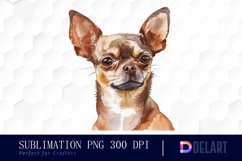 Chihuahua Watercolor Clipart Product Image 1