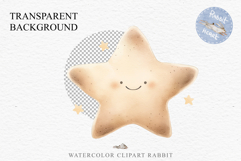 Watercolor Children Moon Stars Smiling Toddler Kids Clipart PNG DIY Transparent Print junk journal collage scrapbooking designs sublimation printable files