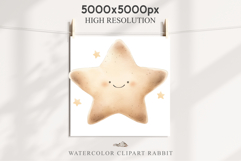 Watercolor Children Moon Stars Smiling Toddler Kids Clipart PNG DIY Transparent Print junk journal collage scrapbooking designs sublimation printable files