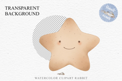 Watercolor Children Moon Stars Smiling Toddler Kids Clipart PNG DIY Transparent Print junk journal collage scrapbooking designs sublimation printable files