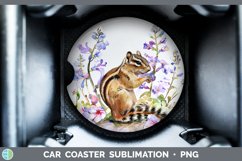 GorgeousWatercolor Car Coaster design.