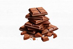 Chocolate Watercolor Sublimation Clipart Product Image 7