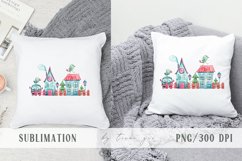 Watercolor Christmas clipart BUNDLE sublimation- 3 png files Product Image 9