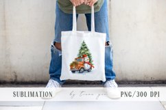 Christmas truck with snowman and Christmas tree- 3 png files Product Image 9
