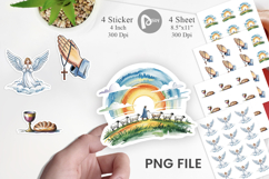 Watercolor Christian Sticker Product Image 1