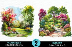 Watercolor Christian Easter Clipart Product Image 1