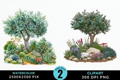 Watercolor Christian Easter Clipart Product Image 1