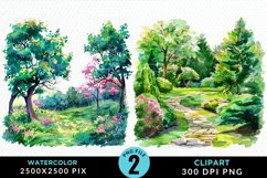 Watercolor Christian Easter Clipart Product Image 1