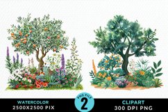 Watercolor Christian Easter Art Clipart Product Image 1