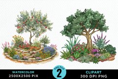 Watercolor Christian Easter Art Clipart Product Image 1