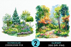 Watercolor Christian Easter Clipart Product Image 1