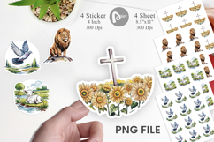 Watercolor Christian Sticker Product Image 1