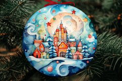 Watercolor Christmas Ornaments Sublimation Bundle Png Product Image 6