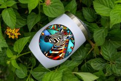 Stained Glass with Christmas Zebra Bundle- 19 designs Product Image 9