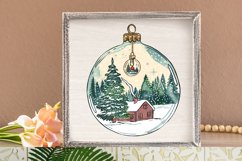 Watercolor Christmas Bauble Clipart Bundle Product Image 6