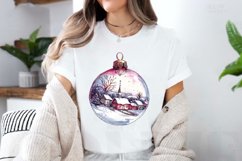 Watercolor Christmas Bauble Clipart Bundle Product Image 2