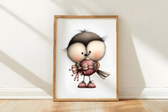 Watercolor Christmas Birds Clipart Product Image 3