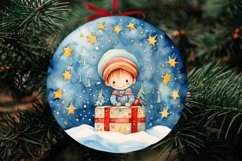 Watercolor Christmas Ornaments Sublimation Bundle Png Product Image 5