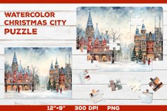 Dreamy watercolor puzzle for the holidays Product Image 1