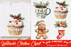 Watercolor Christmas Clipart Product Image 1
