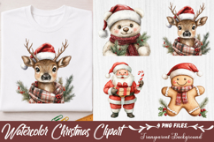 Watercolor Christmas Clipart Product Image 1