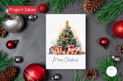Watercolor Christmas Clipart I Christmas Sublimation PNG Product Image 4