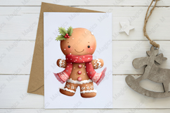 Watercolor Christmas Clipart | Hand-Painted Holiday PNG Product Image 3