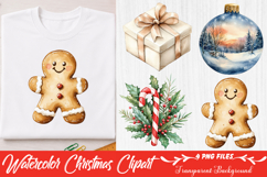 Watercolor Christmas Clipart Product Image 1