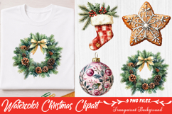 Watercolor Christmas Clipart Product Image 1