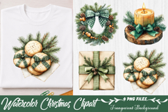 Watercolor Christmas Clipart Product Image 1