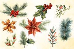 34 Christmas Clipart Elements Bundle Product Image 3