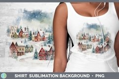 GorgeousWatercolor Christmas Shirt design.