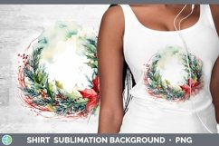 GorgeousWatercolor Christmas Shirt design.