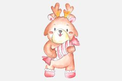 Watercolor Christmas Deer Product Image 5