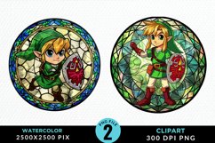 Watercolor Christmas Elves Artwork Clipart Product Image 1