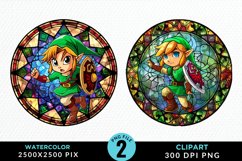 Watercolor Christmas Elves Exquisite Clipart Product Image 1