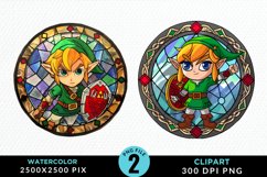Watercolor Christmas Elves Exquisite Clipart Product Image 1