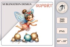 Add a touch of holiday magic with this watercolor Christmas Fairy clipart bundle. Perfect for greeting cards, decorations, and all your festive winter creations!