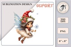 Add a touch of holiday magic with this watercolor Christmas Fairy clipart bundle. Perfect for greeting cards, decorations, and all your festive winter creations!
