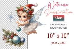 Add a touch of holiday magic with this watercolor Christmas Fairy clipart bundle. Perfect for greeting cards, decorations, and all your festive winter creations!