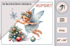 Add a touch of holiday magic with this watercolor Christmas Fairy clipart bundle. Perfect for greeting cards, decorations, and all your festive winter creations!