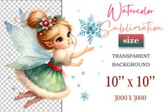 Add a touch of holiday magic with this watercolor Christmas Fairy clipart bundle. Perfect for greeting cards, decorations, and all your festive winter creations!