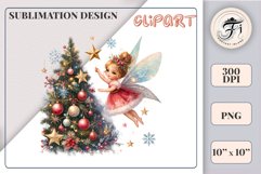 Add a touch of holiday magic with this watercolor Christmas Fairy clipart bundle. Perfect for greeting cards, decorations, and all your festive winter creations!