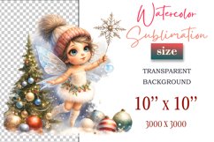 Add a touch of holiday magic with this watercolor Christmas Fairy clipart bundle. Perfect for greeting cards, decorations, and all your festive winter creations!