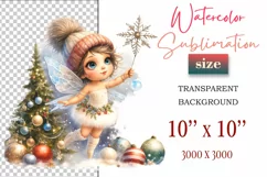 Add a touch of holiday magic with this watercolor Christmas Fairy clipart bundle. Perfect for greeting cards, decorations, and all your festive winter creations!