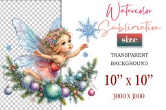 Add a touch of holiday magic with this watercolor Christmas Fairy clipart bundle. Perfect for greeting cards, decorations, and all your festive winter creations!